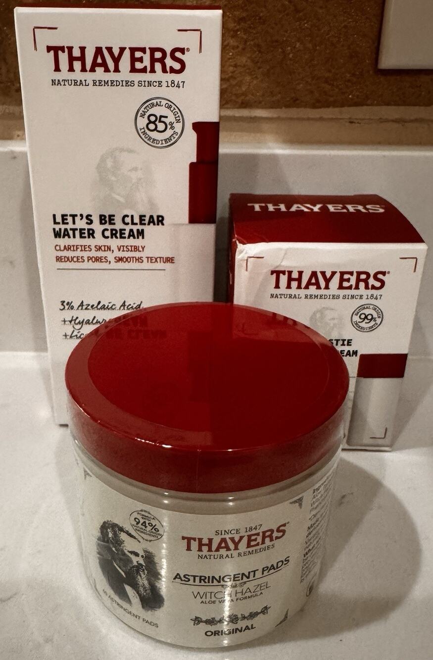 Lot Of 3- Thayers Barrier Bestie Ultra Whip Cream Fragrance-Free